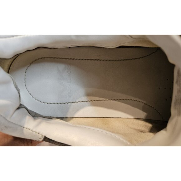 Michael Kors Baxter Sneakers Sz 8M Leather Designer Shoe - Picture 14 of 16